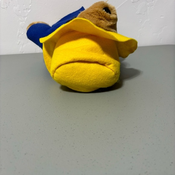 Sears VTG Paddington Bear Plush Stuffed Animal Toy Felt Rain Jacket Hat - Picture 4 of 12